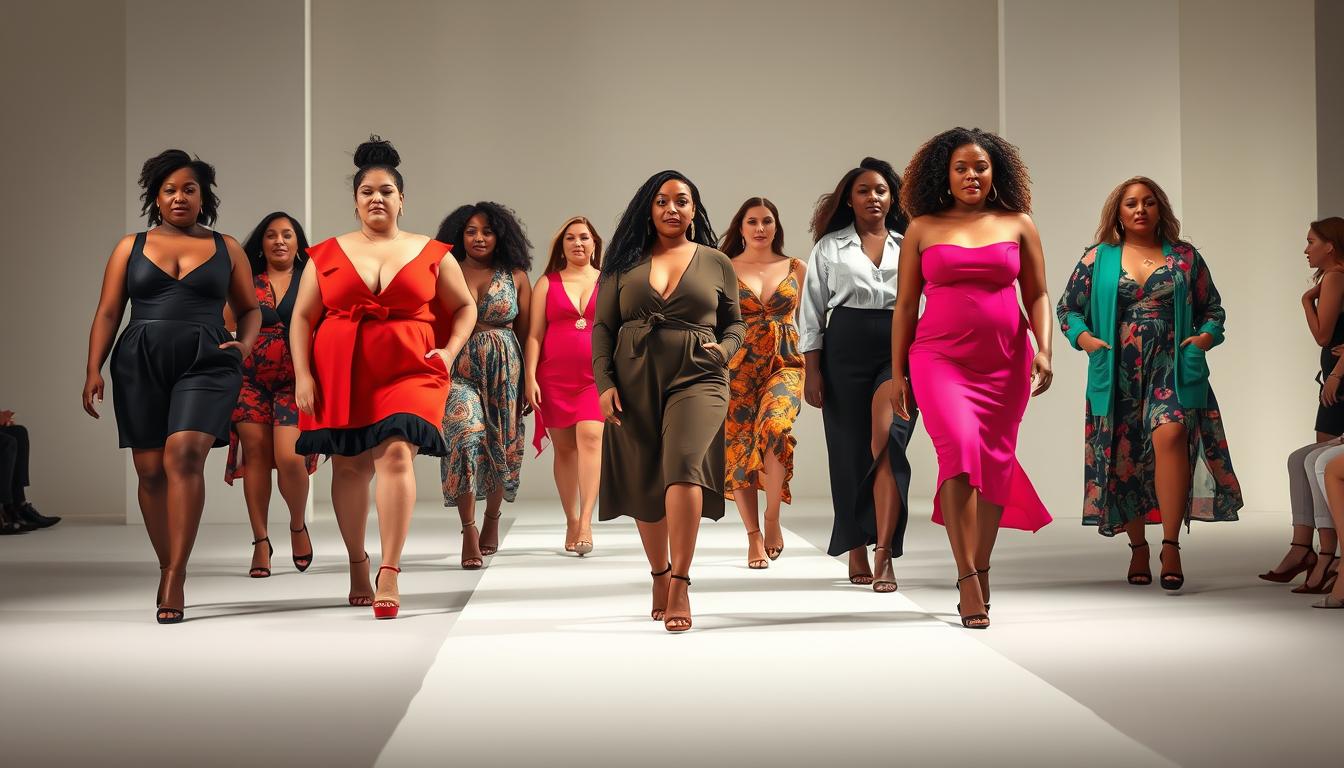 Limited availability & representation plussize women clothing